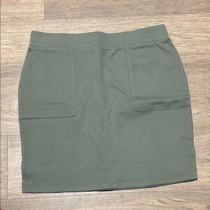 Forever 21 Olive Pencil Skirt